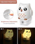 3D 8-Color 3000K, 3 L LOHAS LED Owl Night Light for Kids, Owl Night Light Plug in Wall, Dusk to Dawn Sensor