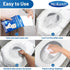 60 Pack Mckanti Toilet Seat Covers Disposable - XL Flushable Paper Toilet Seat Covers for Adults Kids Potty Training