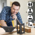 Sumnacon 3D Measuring Ruler Set of 2, 45/90 Degree Layout Tool for Woodworking and Drawing