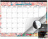 January 2024 to June 2025 Desk Calendar, Large Monthly 18 Months Academic Planner with Floral Design and Magnets