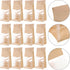 50pcs Packaging Homoyoyo Small Window Bread Bags Kraft Paper Baking Toast Bags for Homemade Bread and Bakery Storage