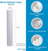 MagicWater Supply Mailing Tube - 1.5 in x 12 in - White - 6 Pack - for Shipping and Storage of Posters, Arts, Crafts, and Documents