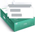 Ohuhu 500 Pack #8 Self Seal Double Window Tinted Security Envelopes for Quickbooks Check, Business Documents