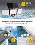 2 1 IP65 2 3 Lepro Solar Security Lights Outdoor Motion Sensor, in Separated and Integrated Remote Control Waterproof