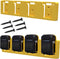 Battery Rack Compatible with DeWalt 20V Battery Holder, Mount 4 Slot Bulk Battery Garage Tool