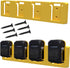 Battery Rack Compatible with DeWalt 20V Battery Holder, Mount 4 Slot Bulk Battery Garage Tool
