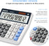 OSALO Desktop Calculator, Extra Large Display 12 Digits, Big Buttons Solar Accounting Calculator for Office