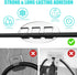 30Pcs Hooks for Outdoor String Lights Clips: Heavy Duty Light Hooks with Waterproof Adhesive Strips, Adhesive Hooks
