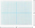 Pack of 1 Dry Erase Lapboards with Grid Lines - 9x12 Graph Whiteboard for Student Classroom Learning