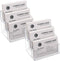 TecUnite 2 Pieces Business Card Holder, 3 Tiers Clear Acrylic Stand for Desk Organizer Storage, 180 Cards Capacity