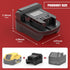 Battery Adapter for Dewalt to Milwaukee, Converts Dewalt 18V/20V Max Battery to Milwaukee 18V Battery