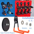 MUTUACTOR 2pcs Strong Magnetic Hooks, Heavy Duty Metal Hooks for Tool Organizer, Work Bench, Tool Box