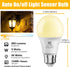 4 Pack A19 Bulbs 60W 9W, Bulb, Bulb 2700K,E26 DAYBETTER Dusk to Dawn Light Outdoor, Equivalent, Energy Efficient Light