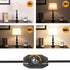 Dimmer Dimmable Bulbs (1-Pack) Upgraded UL-Certified Inline Switch, Full Range Rotary Cord Switch Replacement for Table
