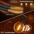 25FT G40 Bulbs Dimmable GPATIO Outdoor String Lights, Shatterproof Patio Lights, Waterproof Hanging Outdoor Lights