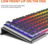 Richboom Computer Keyboard Stand Riser for Ergonomic Typing, Acrylic Tray Holder with Silicone Anti-Slip