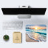 CANFLASHION Sunset Beach Mouse Pad,Cute Mouse pad,Custom Small Mouse Pads with Designs,Portable Office Non-Slip Rubber