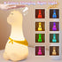 COSTECH 8 Silicone Night Light for Kids Rechargeable Tap Control Lamp with Colors, Cute Animal Design for Nursery