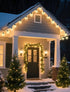 Xingzd 25Ft C9 26 C9 Bulbs, Clear Christmas Lights Outdoor, Vintage String Lights with Warm White Hanging Incandescent