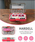 HARDELL Rotary Tool Accessories, 227pcs Power Rotary Tool Accessories Kit, 1/8"(3.2mm) Diameter Shanks, Universal Fitment for Easy Cutting, Polishing, Sanding, Carving, Grinding(Pink) by HARDELL