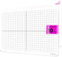 SCRIBBLEDO XY Graph Dry Erase Sheets, 9”x12” Math Practice Small White Board, Pack of 10