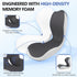 GKTKG 2-in-1 Set Truck Seat Cushion and Headrest for Truck Driver, Lumbar Support Car Cushions for Long Haul Driving