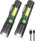 Rechargeable Tactical Flashlight, USB Magnetic Flashlights with COB Flash Light - 4