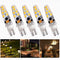 T5 T10 921 194 Wedge Base Landscape: 12volt LED Waterproof Light Bulb, 25W Equivalent 3Watt, Warm White 2700K-3000K