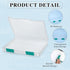 PerKoop 6 Pcs Clear A4 File Box - Document Plastic Storage Box Paper Case Board Game Storage Containers Magazine