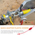 3/8" Hydraulic Quick Connector Dust Protection Cap, Plastic Hose Thread Kit for Tractor Grapple