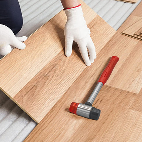 Rubber Mallet, Small Rubber Hammer for Vinyl Flooring, Tile, Crafts, Jewelry Making