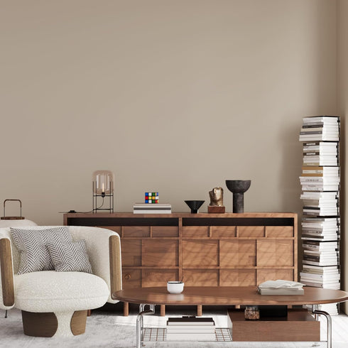 15.7''x78.7'' VaryPaper Matte Beige Brown Wallpaper Peel and Stick Light Brown Contact Paper for Walls Removable