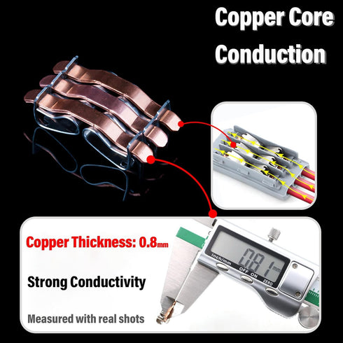 NineLeaf Wire Connectors Push-in,3 in and Out Push Wire Conductor Compact Connectors Wire Connectors for 3 Circuit Inline Splices, Cables from 28 to 12awg,20 Pack