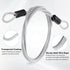 HekouJiub 12 Pack 4FT/48Inch 3mm Security Cable Lock, Steel Cable with Loops, Braided Steel Coated Wire Rope Luggage
