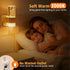 2 Pack 0-100 3000K LED Night Lights Plug into Wall, Plug in Night Light with LM Adjustable Brightness, Dusk to Dawn