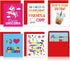 Noveread 6 Sets Camp Greeting Card with Envelopes Sweet Camp Notes 6 Designs