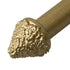 60 6mm Yibuy Angle Single Layer Diamond CNC Router Carving Bit Granite Stone Engraving Shank Dia Gold