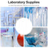 L Shape Coating Rod Petri Dish Glass 3pcs Cell Spreader Laboratory Spreader Supplies