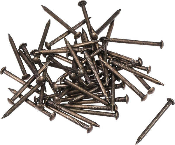 Small Tiny Brass Nails 1.5x20mm for DIY Wooden Hardware Accessories, 50pcs uxcell