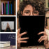 Black Stretchable Jumbo Book Sleeve Covers, Washable Reusable Book Protector for Hardcover Textbooks