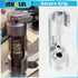 JEUCLEL 15mm 3/8" Drive Diesel Injector Fuel Line Socket Wrench, Flare Nut Socket for Fastener on Bent Pipes, Wired