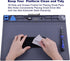 Anti Static Mat for PC Building, IUZIT Heat Resistant 932°F ESD Soldering Mat with Grounding Cord & Plug