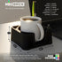 MugBrick Glowing Portable Silicone Cup Holder for Bed, Couch, Nightstand. Dishwasher Safe, Non-Spill Drink Holder