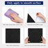 Felt Corkboards for Wall, 6 Pack 12 x 12-1/3" Black Self-Adhesive Cork Board Tiles with 100 Push Pins