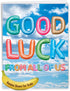 The Best Card Company Big Good Luck Greeting Card, 8.5 x 11 Inch, Colorful Balloons for Kids