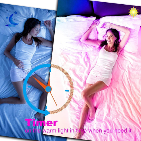 130ft(2 65.6ft), 24V dalattin Led Lights for Bedroom Rolls of Led Lighting with Remote&App Control, Color Changing Led