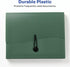 Avery Slide & View Expanding File Folder, 6 Pockets, Letter Size, 1 Sage Folder (73546)