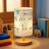 Glooglitter 3 Dimmable 9.72 Inch Maps Table Lamps Bedroom Lamps Gifts and Off She Went to Change The World Colors