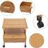 SHIPUNAYE 2 Printer Stand, Tier Small Printer Stand with Rolling Wheel, Heavy Duty Mobile Machine Cart with Organizer