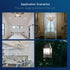 5000K B10 Dimmable E12 Bulbs, 40W Bulbs, 450LM, 12 Pack UL,CA65 FLSNT Daylight LED Candelabra Equivalent LED Chandelier